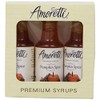 Amoretti Premium Pumpkin Spice Syrups 50ml 3 Pack
