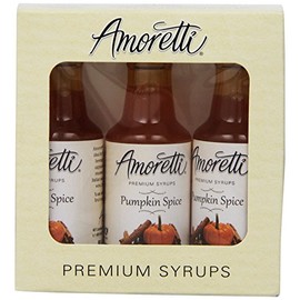 Amoretti Premium Pumpkin Spice Syrups 50ml 3 Pack