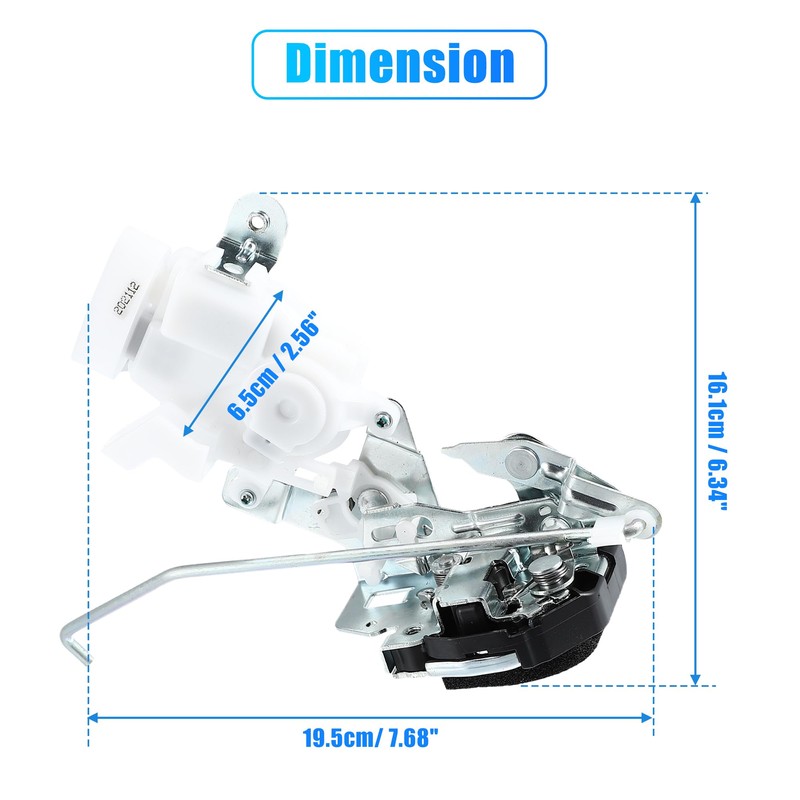 X AUTOHAUX Rear Door Latch Actuator Tailgate Lock Actuator Assembly