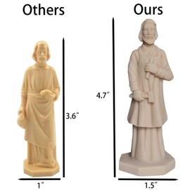 Zyntrifugal Zyntrifugal St Joseph Statue for Selling House Kit Saint Joseph Figurine with Instructtion Card Set Beige