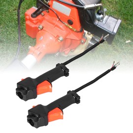 Zerodis Throttle Trigger Strimmer Trimmer Trigger Holder Cable Assembly Fit for Stihl FS75 FS80 FS85 Trimmer Machine Throttle Trigger Strimmer 2Pcs Handle Switch Throttle Trigger