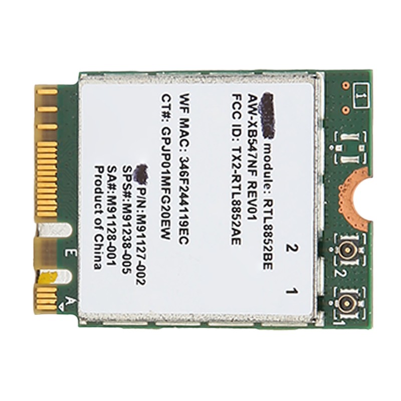 RTL8852BE Network Card 2.4G 5G Dual Band 1800Mbps Bluetooth 5.2