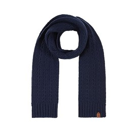 Coach Men's Cable Scarf, Dark True Blue, One Size