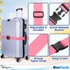Luggage Straps for Suitcases - Pink, 4 PK - Premium