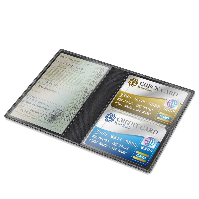 Fintie Vehicle Registration Certificate Case, Ultra-Thin and Lightweight, Credit Card