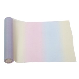 Angoily 1 Roll Gradient Glitter Tulle Fabric Multi Function Sewing Decorative Craft Material Lightweight Breathable for DIY Party Decorations More