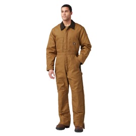 Dickies Men's Premium Insulated Duck Coverall, Brown Duck, Medium - Regular
