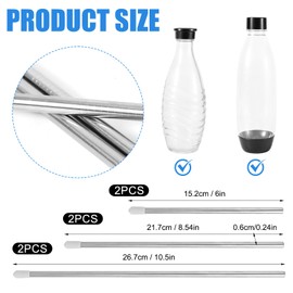 6pcs Universal Bottle Holder, Dishwasher Inserts Universal Bottle Holder Dishwasher Bottle Rack for Sodastream Bottles