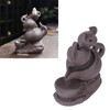 Insence Waterwall Antique Purple Sand Auspicious Cloud Teapot Backflow Sandalwood
