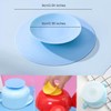 3-Piece Tableware Suction Cups,Double Sided Tableware Fixing Pad for Plate