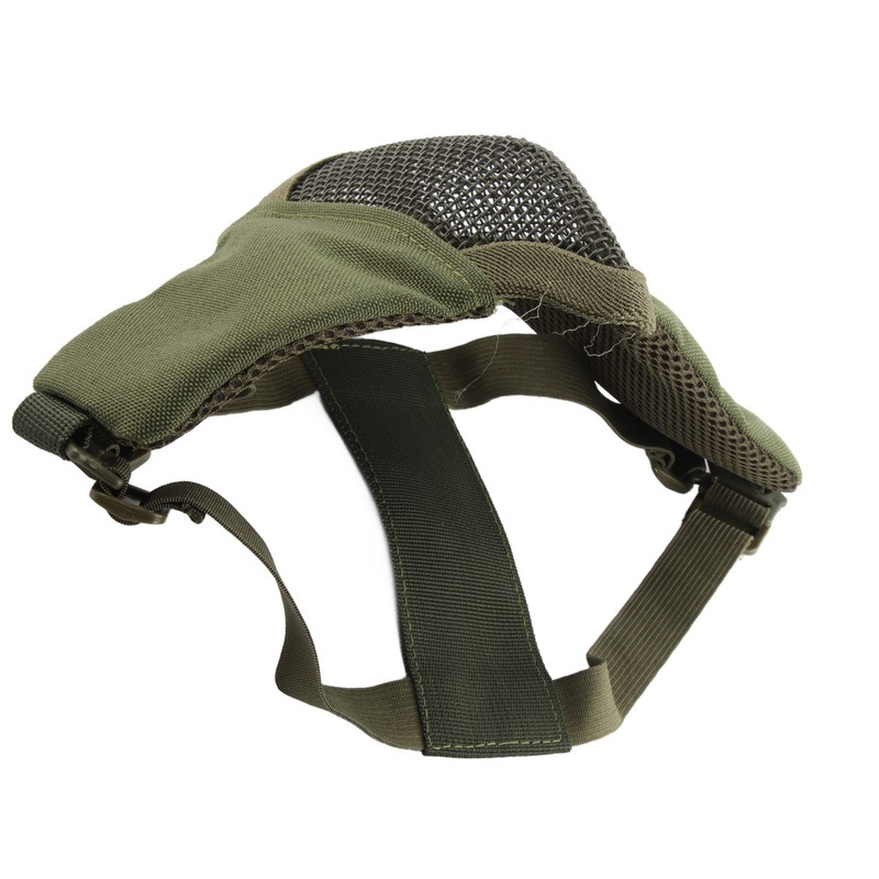 V10 Half Face Steel Mesh Breathable Protective Face Guard Competition
