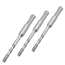hsawbit SDS Plus Hammer Drill Bits 4mm x 110mm x 3, SDS Masonry Dill Bit Cross Tip Carbide Drill bit for Brick Walls, Concrete, Stone