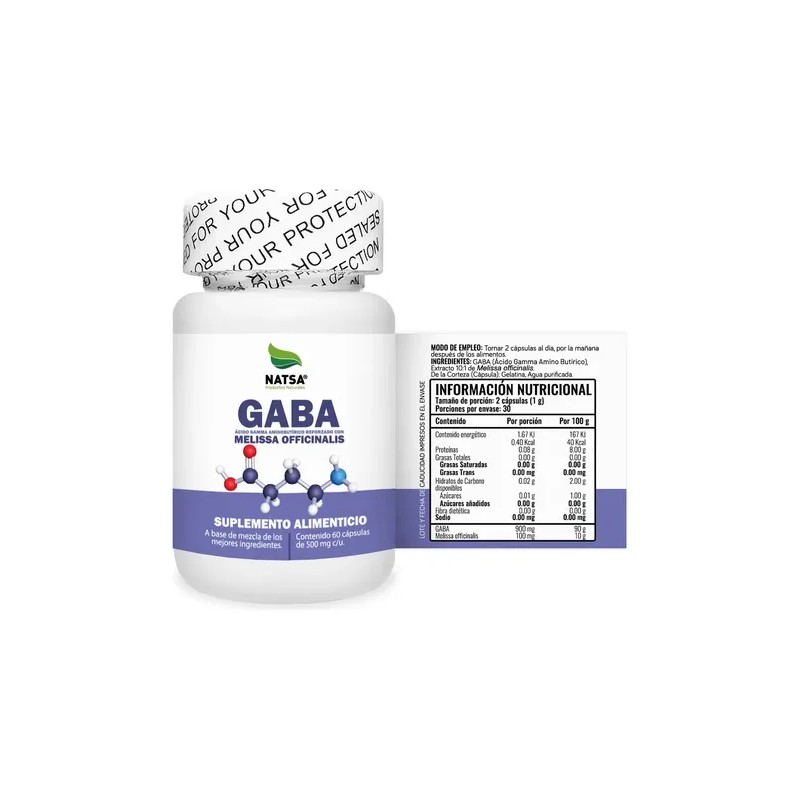 Gaba 60 Cápsulas, Premium Quality