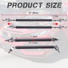 DREAMIZER 2× Universal Front Bumper Lip Support Splitter Rods Adjustable