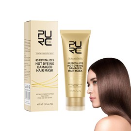 Advanced Hair Mask,Professional Keratin Hair Mask,8s Revitalizes Hot Dyeing Damaged Hair,Instantly Smooths Frizz,for Color Treated Hair Dry,Hair Repair Treatment for Damaged Hair 2.47 Oz