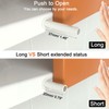Push to Open Cabinet Hardware Long CBRIVE 10 Pack Push