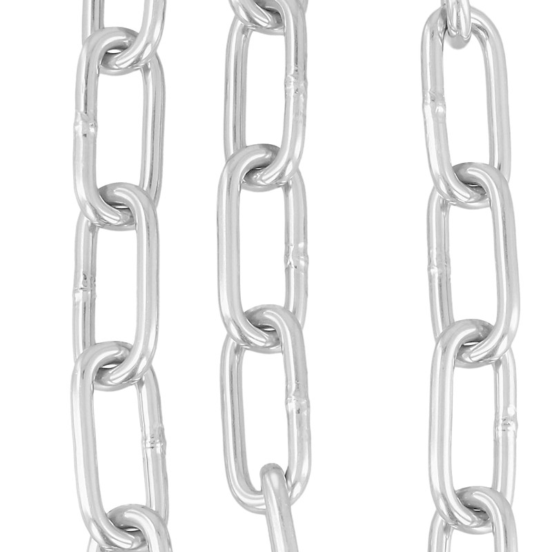 KINJOEK Stainless Steel Link Chain, 5/32 Inch x 32.8 Feet