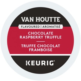 12 Pack Single Serve Van Houtte Chocolate Raspberry Truffle Light Roast Coffee K-Cup Pods