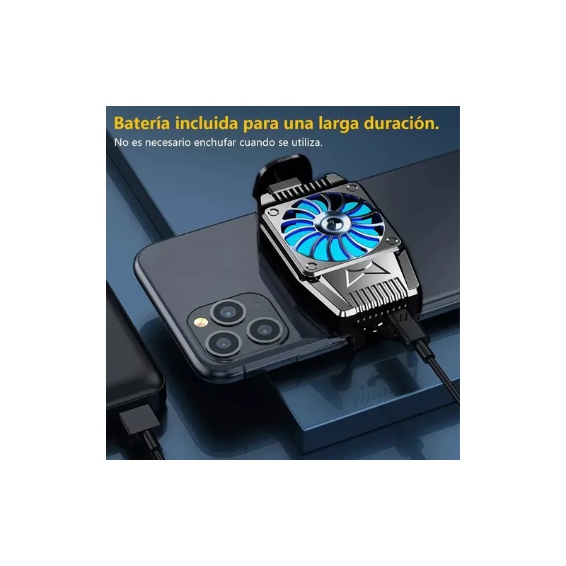 Ventilador Enfriador Para Celular Universal Recargable