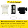 1/2" Female NPT in-Line Strainer with 100 mesh Stainless Steel