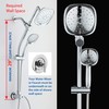 Hotel Spa - 7-Inch Rainfall Combo with Slide Bar, 48-Setting