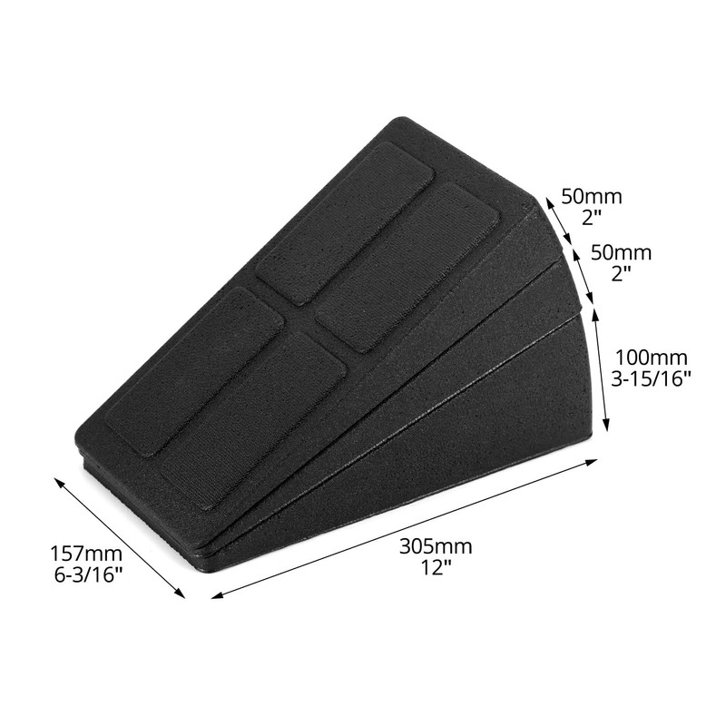 QWORK Multi-Angle Calf Wedge Stretcher Foot Stretch Block, Non-Slip, Adjustable