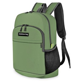 Jedebartey Rucksack, 22L Ultra Lightweight Backpack Foldable Hiking Daypack Small Travel Day Bag for Men Women Kids Outdoor Sports Camping Mountaineering Walking Cycling Climbing (Green)