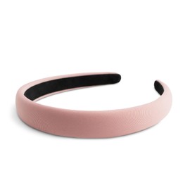 SXQLYH Haarreif gepolstertes Stoff Haarreifen - 2,2 cm breit Stirnbänder - Stirnband Gepolstert Damen - Haarschmuck Stoff-Haarband Breit Gepolstert Haarband für Frauen Mädchen (Rosa)