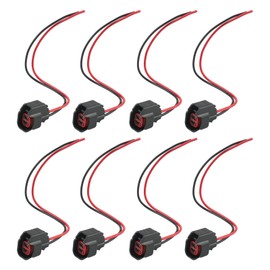 CARBBIA 5013995AA 5161919AA Fuel Injector Connector 8 PCS S824 Pigtail Connectors Wire Replace 15306318 Compatible with Dodge Compatible with Ford Compatible with GM LS2, LS3, LS7