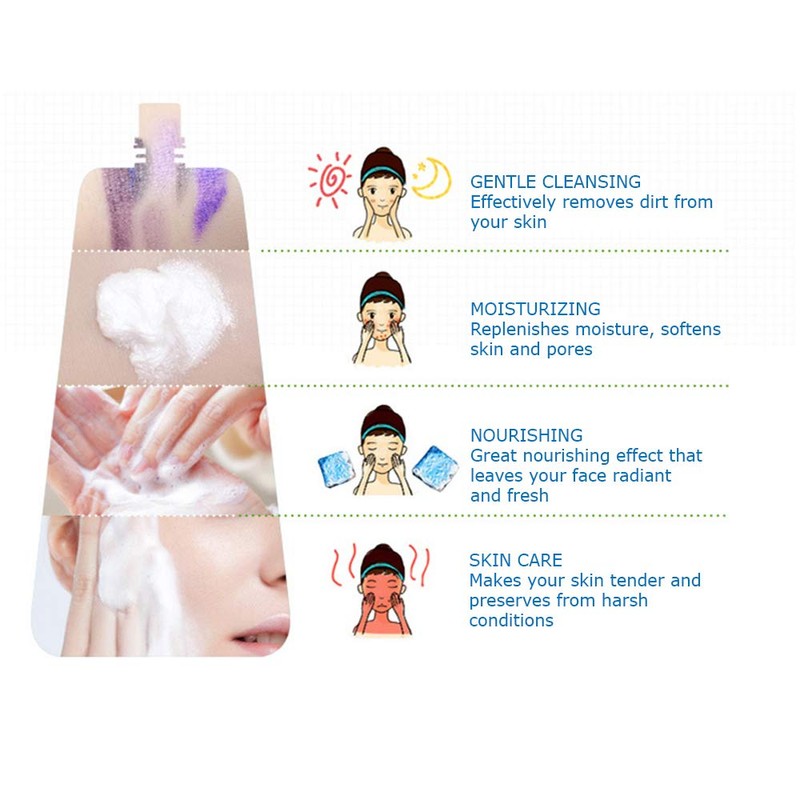 BIOAQUA Makeup Remover Cleanser Snail Hydrating Easy Clean Face Deep