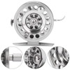 Outdoor Metal Ice Fishing Rod Front Wheel Right Hand Reel