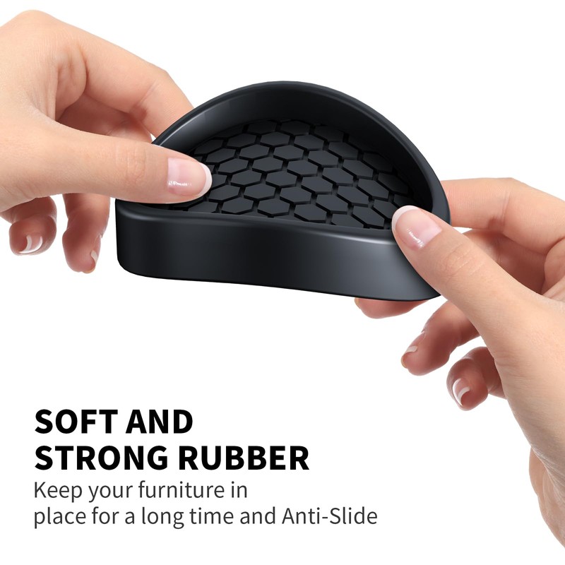 Ezprotekt Φ 51 mm Non Slip Furniture Pads for Hardwoods