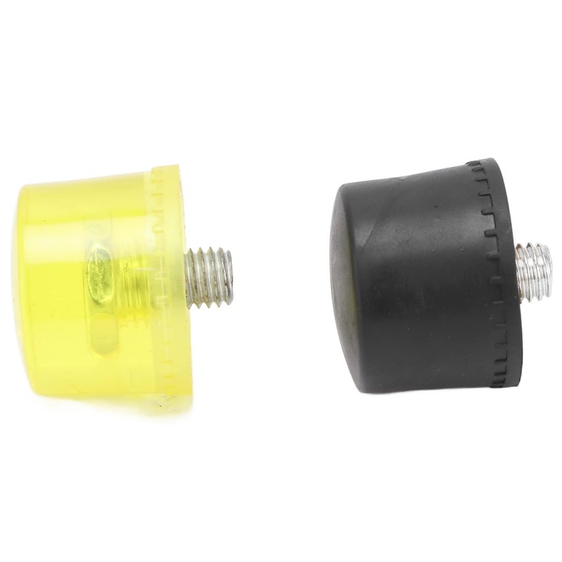 2 Set Rubber Striking Head Hammer Replacement Tips Set Mallet