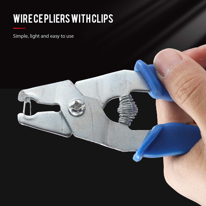 300 Pieces Wire Cage Clips with 1 Piece Wire Cage