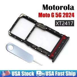 For Motorola Original Nano SIM Tray MicroSD Card Holder Pin - Motorola Moto G 5G 2024 XT2417