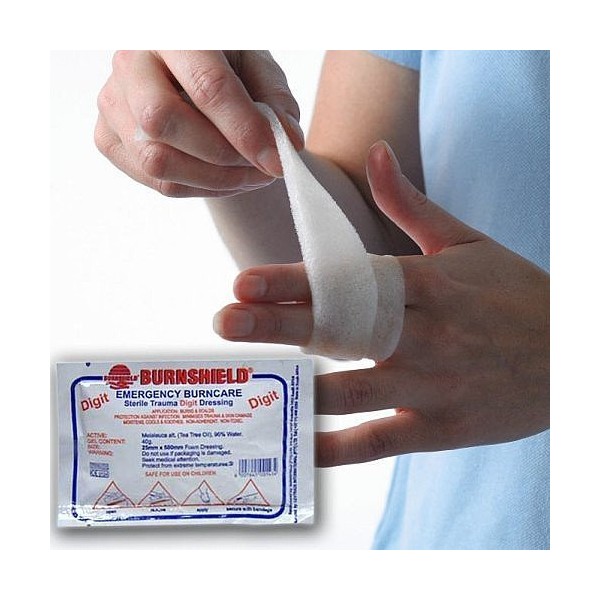 Burnshield Strip Finger Burn Dressing 2.5 X 50cm (sterile And Individually Wrapped) by Burnshield