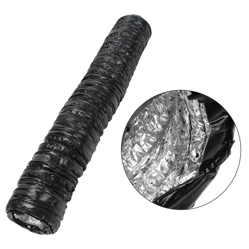 Flexible Vent Ducting 1m Thermal Low Noise Ventilation Hose for
