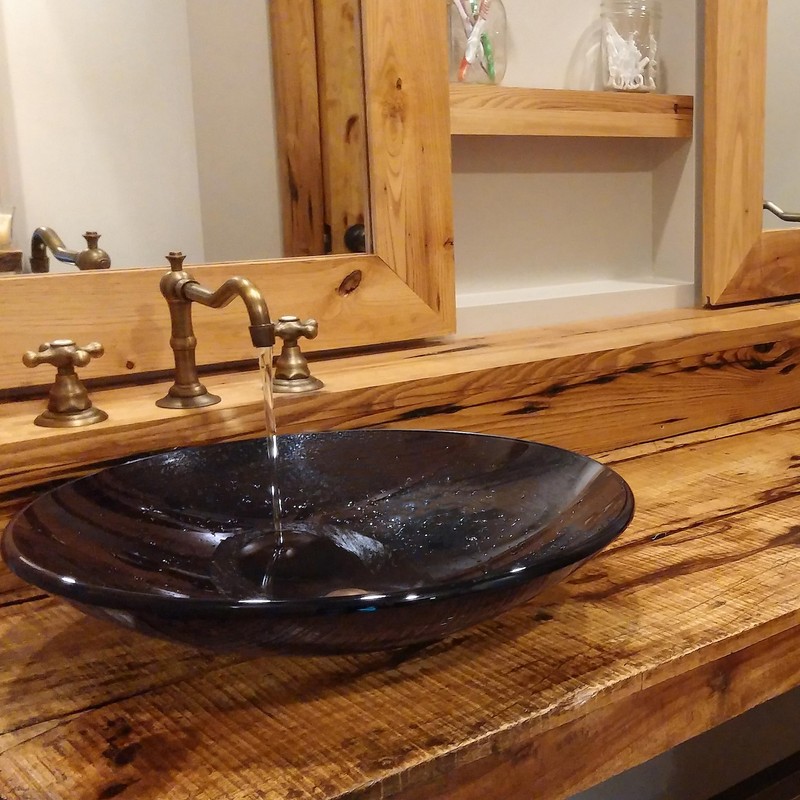 Novatto COETANEO Glass Vessel Bathroom Sink