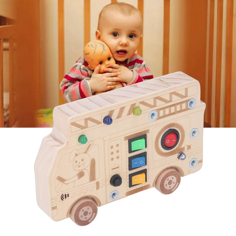 Light Up Switch Sensory Toy Simulation Learning Traffic Rules Exercise