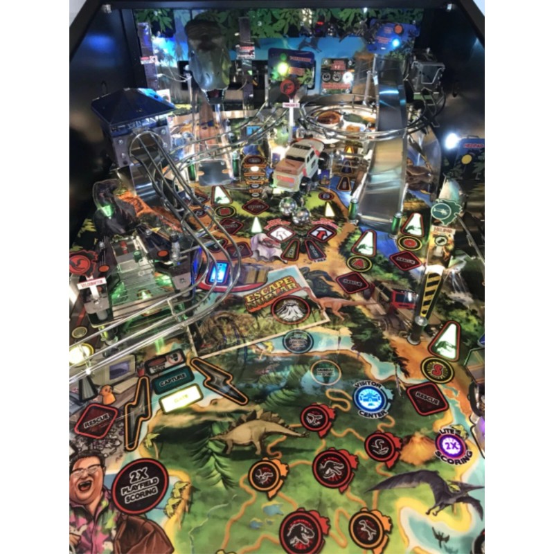 Stern Pinball T-Rex Sign MOD for Stern's Jurassic Park pinball