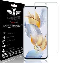 TECHGEAR Screen Protector fits Honor 90 5G [Screen Angel Edition] [Case Friendly] [Bubble Free] [FULL Screen Coverage] HD Clear Flexible TPU Film