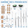 VEGCOO Ingrown Toenails Tool Set, with Ingrown Correction Sticker, Ingrown
