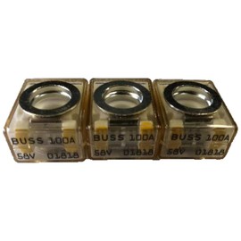 Raven Qty 3 MPV 7100 Generator Mower Deck 100A 58V Square Buss Fuse 312380YT06000001 312380-YT0600-0001