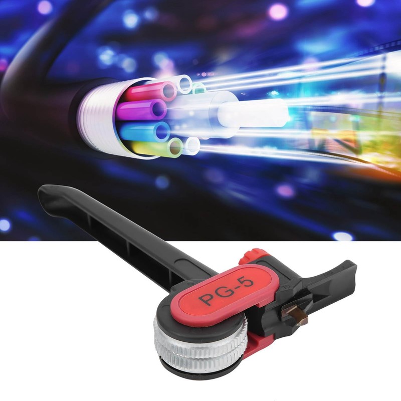 Cunyuer Round Cable Stripper, Cutting Depth Adjustable Manual Cable Stripper