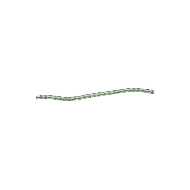 Amig - Corda in plastica intrecciata verde e bianco Mod.20120