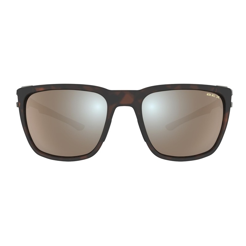 BEX® SUNGLASSES ADAMS FULL FRAME LIFESTYLE SUNGLASSES (Tortoise Brown/Brown/Silver)