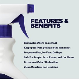 Bobtail-Pet Stain & Odor Remover Spray, 24 fl oz-White Savon