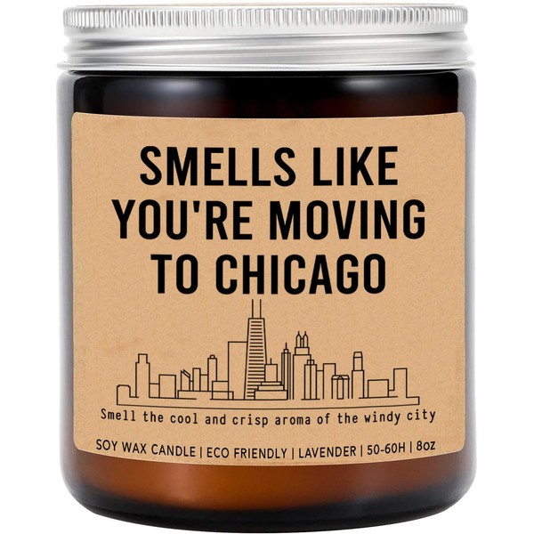 AnhTram97 Smells Like You're Moving to Chicago Candle - 8oz
