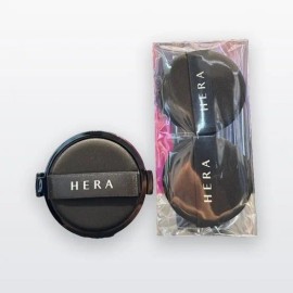 Hera Black Cushion Foundation Duo NEW Set Refill 15g + 2 puffs Cushion with good coverage 666262 21N1 Vanilla 15g refill + 2 puffs No / 헤라 블랙쿠션파운데이션 듀오 NEW 세트 리필15g+퍼프2매 커버력좋은쿠션 666262 21N1 바닐라15g리필+퍼프2ea 아니오