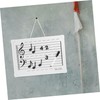Operitacx Whiteboard Music Staff Boys and Girls Whiteboard Magnetic Erasable